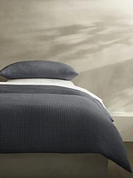 Cotton Waffle-Weave Duvet Cover