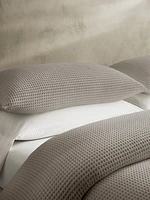 Cotton Waffle-Weave Duvet Cover