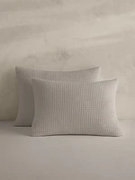 Cotton Waffle-Weave Shams
