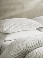 Cotton Waffle-Weave Duvet Cover