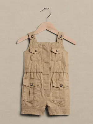 Expedition Cotton-Linen Romper for Baby