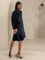 Muse Silk Shirtdress