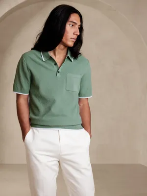 Jax Sweater Polo Shirt