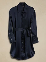 Muse Silk Shirtdress