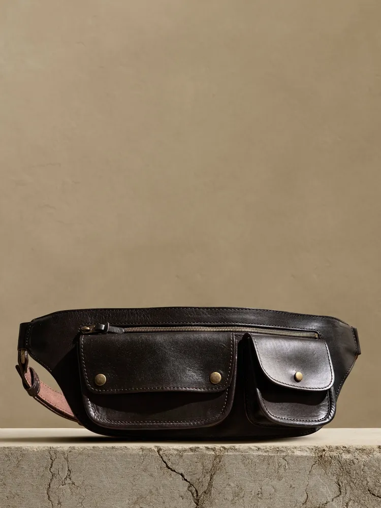 Marrakesh Leather Belt Bag