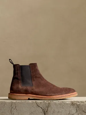 Tanner Suede Boot with Crepe-Sole