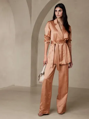 Brigitte Satin Blazer