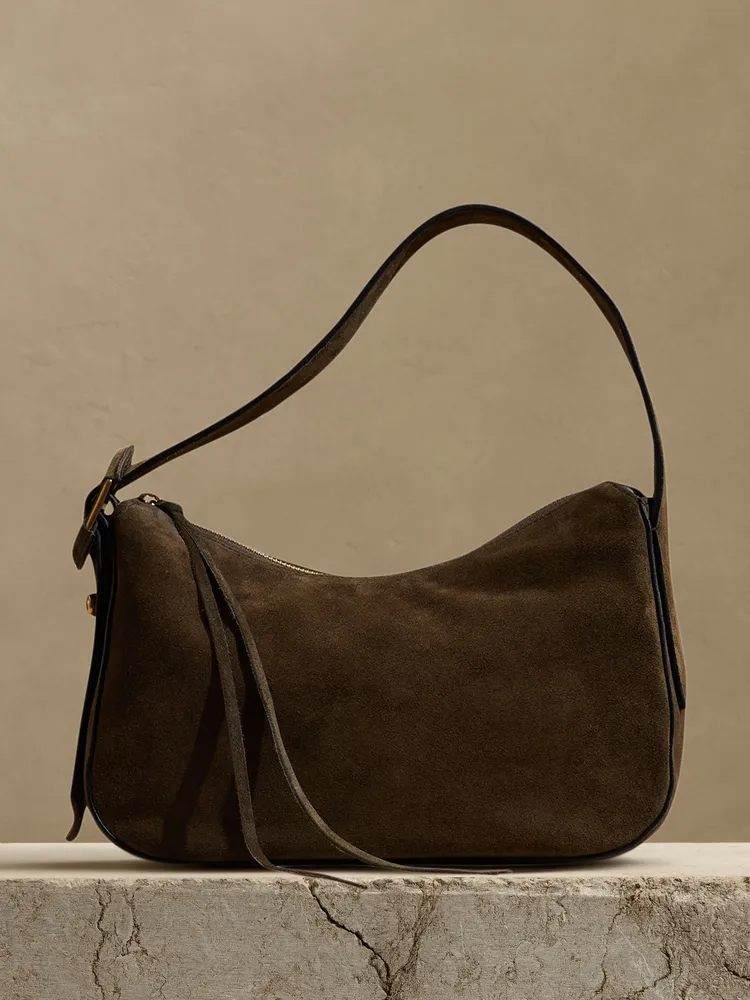 Ravello Suede Shoulder Bag