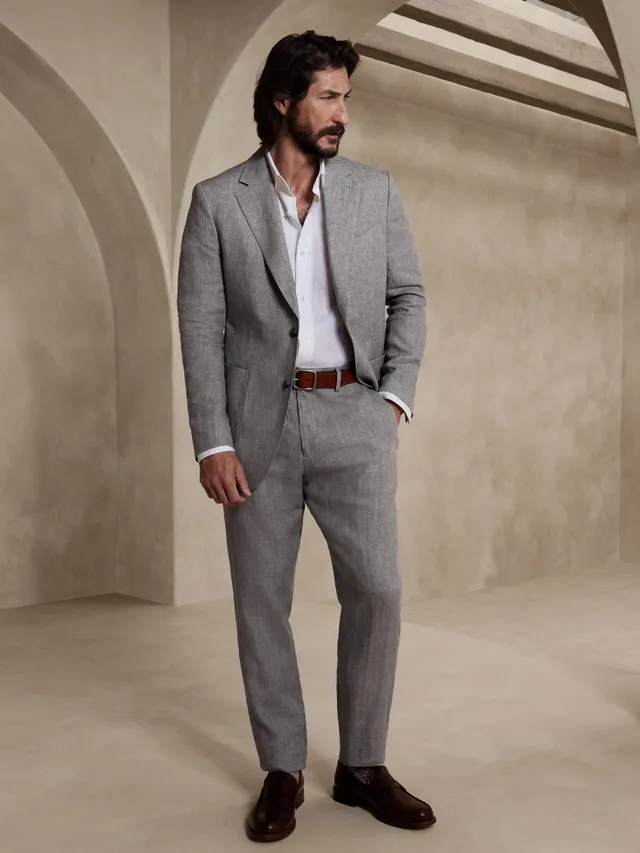 Gavin Italian Linen Suit Pant