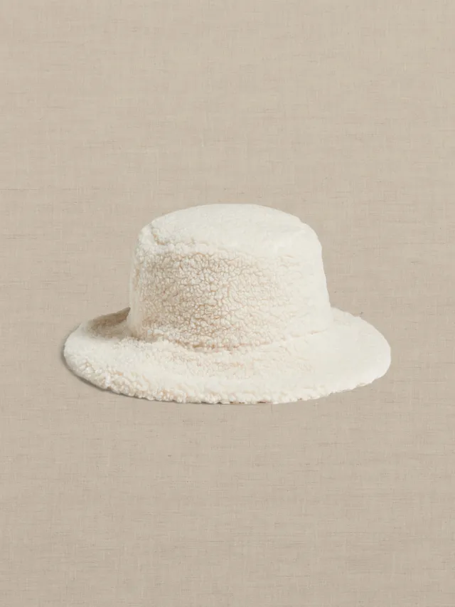 Canvas Bucket Hat White