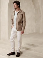Double-Knit Henley T-Shirt