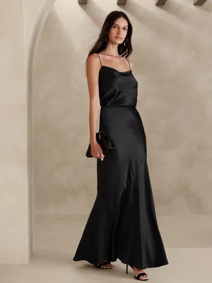 Bliss Silk Maxi Skirt