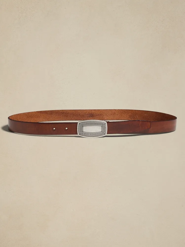 Vintage banana Republic cognac brown suede belt