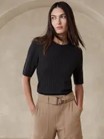 Nezha Merino Ribbed Sweater