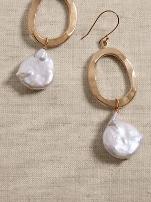 Sabara Pearl Earrings | Aureus + Argent