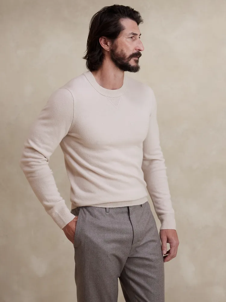 Sarno Cashmere Crew-Neck Sweater