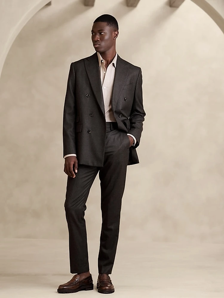 Signature Italian Flannel Suit Pant