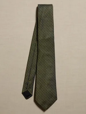 Banana Republic Men's Tuono Italian Silk Tie Peach Tea One Size