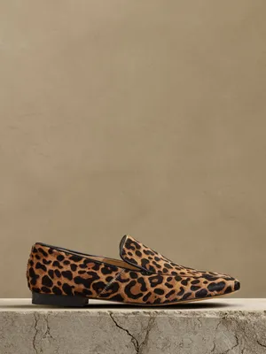 Luz Haircalf Leather Loafer
