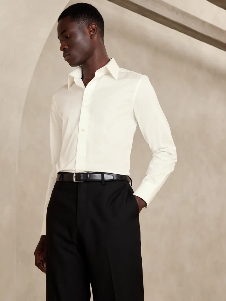 Slim Sateen Dress Shirt