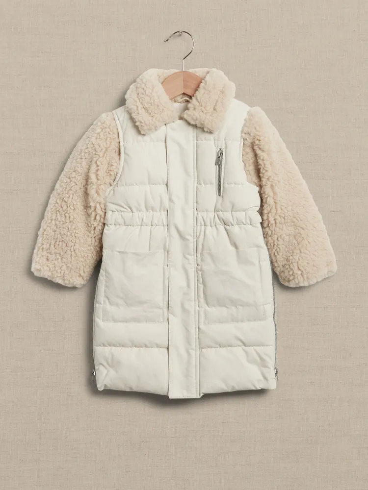 Kora Convertible Puffer Coat for Toddler