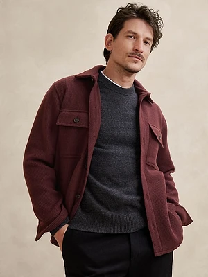 Stephan Ribbed Shirt Jacket