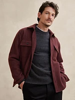 Stephan Ribbed Shirt Jacket