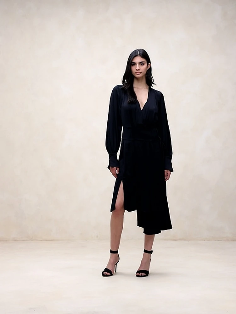 Lydia Asymmetrical Shirtdress