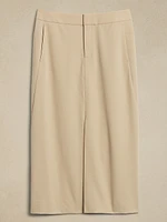 Vasto Italian Wool Midi Skirt