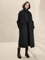 Pura Oversize Wool-Cashmere Wrap Coat