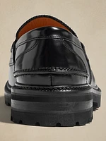 Leather Lug-Sole Loafer