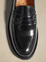 Leather Lug-Sole Loafer