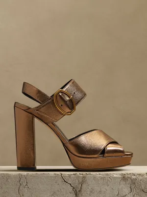 Ravello Leather Platform Sandal