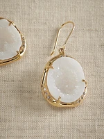 Lyric Quartz Dangle Earrings by Aureus + Argent