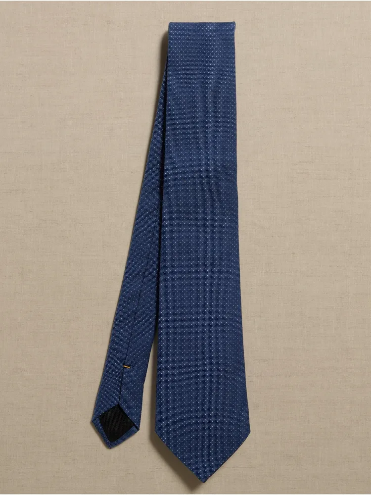 Lappo Wool-Silk Pin Dot Tie