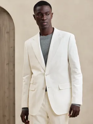 Caldo Italian Cotton-Linen Suit Jacket