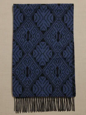 Elias Wool-Blend Scarf