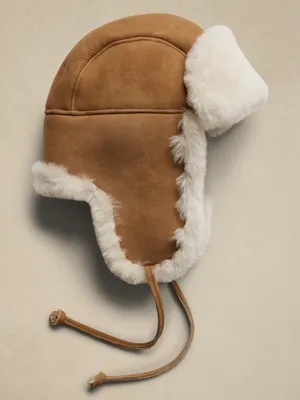 Shearling Trapper Hat | Crown Cap