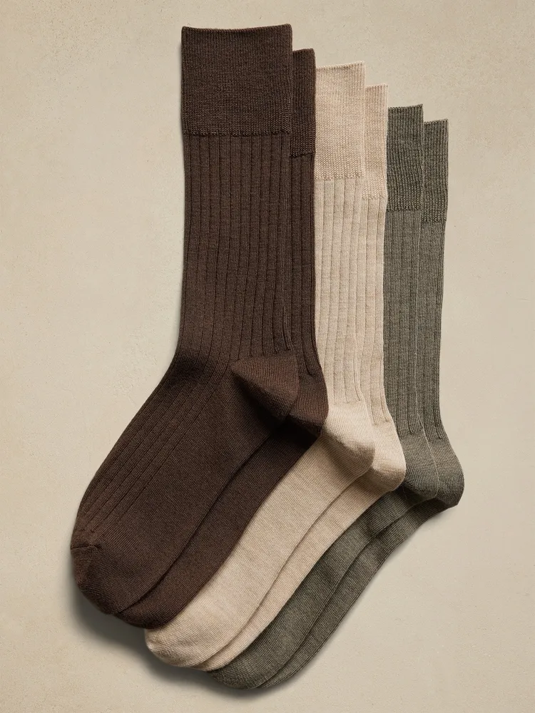 Breath Merino 3 Pack Trouser Socks