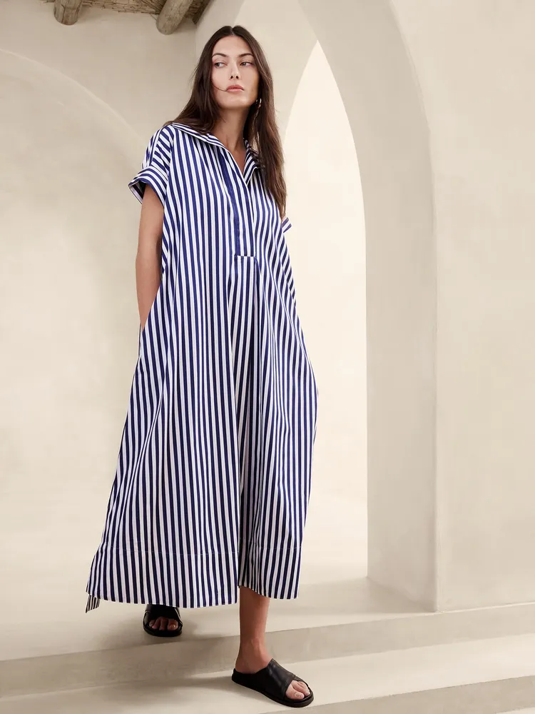 Cruz Poplin Maxi Dress