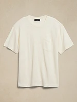 Linen French Terry T-Shirt