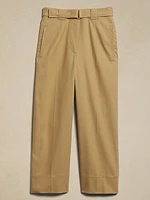 Oceanside Wide-Leg Cropped Pant