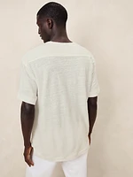 Linen French Terry T-Shirt