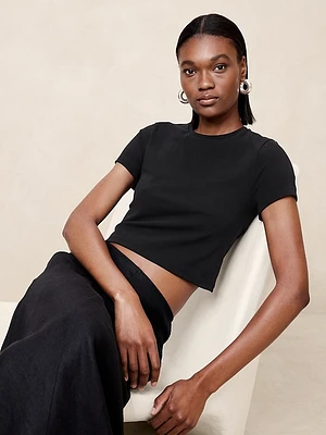 Refined Shrunken Crop T-Shirt