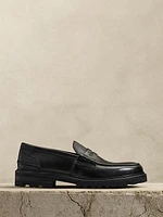 Leather Lug-Sole Loafer