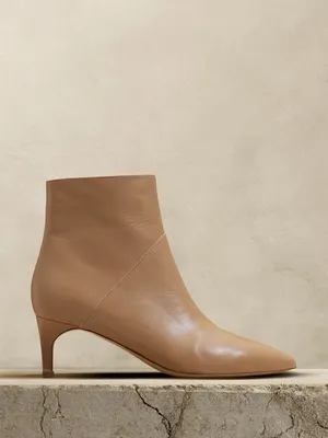 Valais Leather Ankle Boot