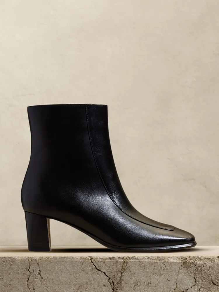 Lucca Leather Ankle Boot