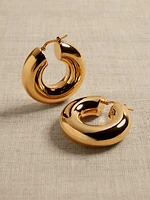 Ravena Large Plump Hoops by Aureus + Argent