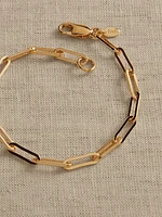 Ravena Paperclip Chain Bracelet by Aureus + Argent