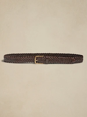 Tamalpais Braided Leather Belt